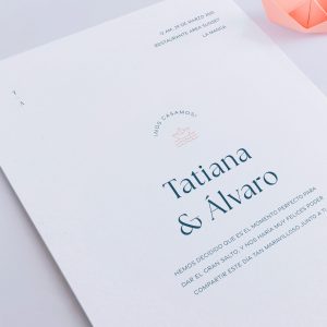 Invitación de boda Marina
