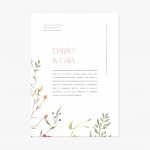 Invitación de boda Amelia