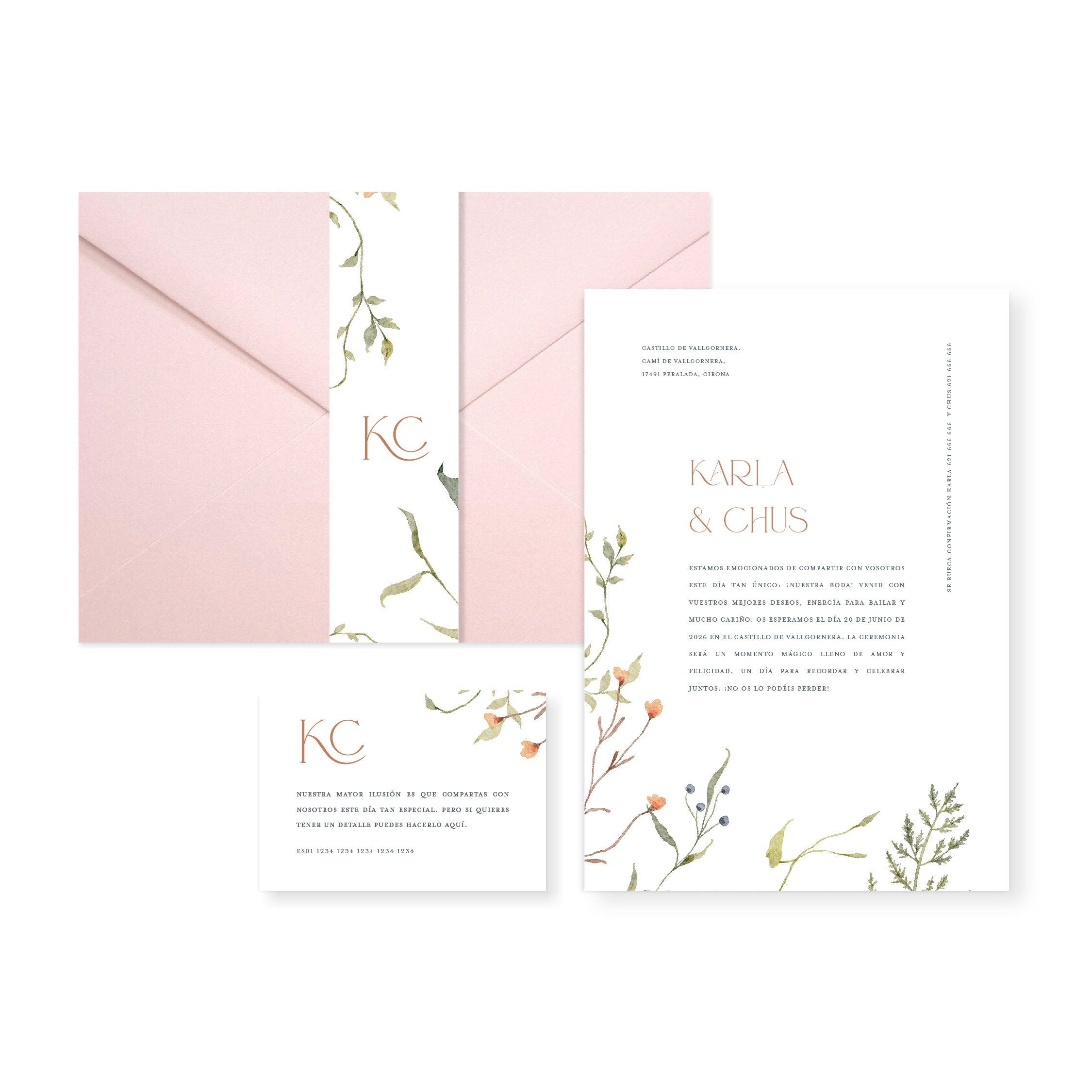 Invitación de boda Amelia_sobre cerrado nude