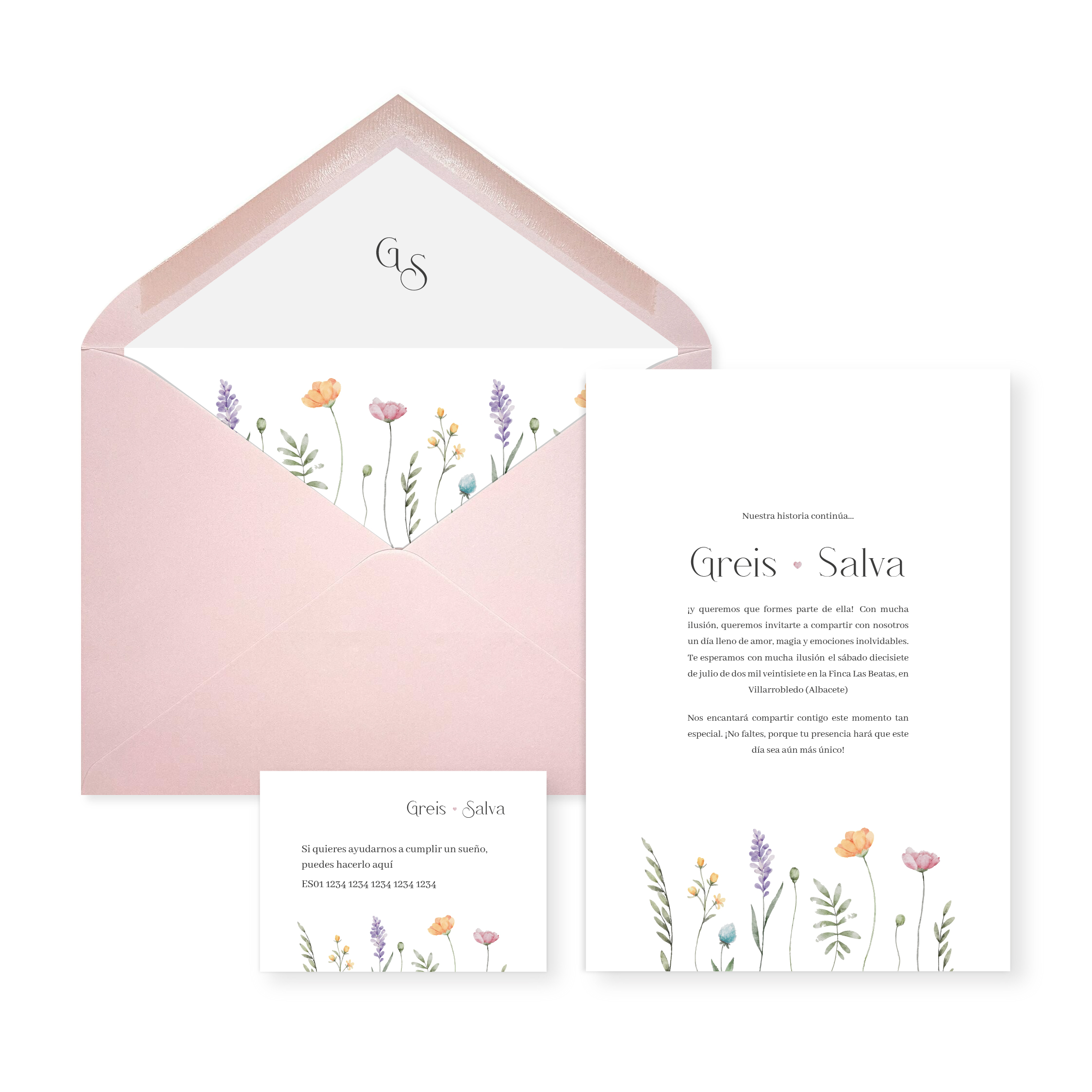 Invitación de boda Camila_sobre abierto nude Invitación de boda Camila_sobre abierto nude