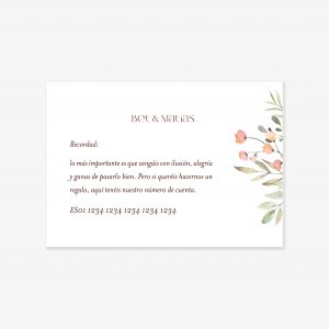 Tarjeta número de cuenta Renata