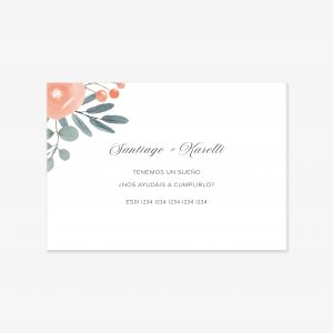 Tarjeta número de cuenta Valeria